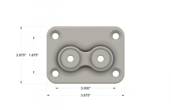 BalZoutLLC.com: S x S Dual Mount (Black)