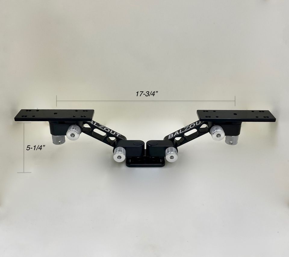 BalZoutLLC.com: S x S Dual Mount (Black)